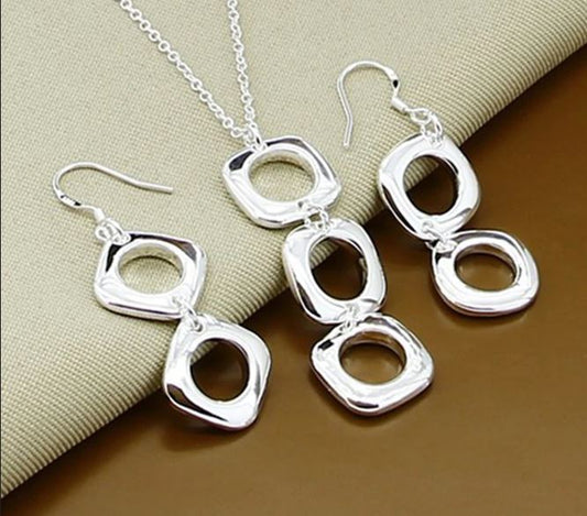 Charming Necklace and Earring Set