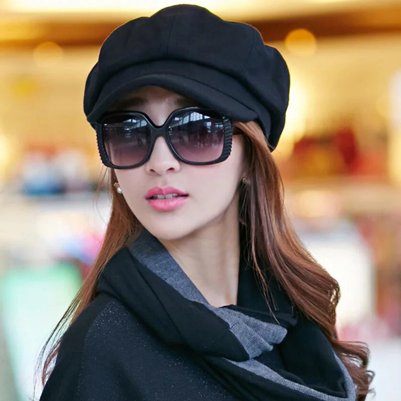 Step out in style with our chic Newsboy Cap, the latest in women's fashion accessories