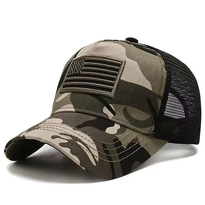 Show off your patriotic spirit with this Baseball Net Caps