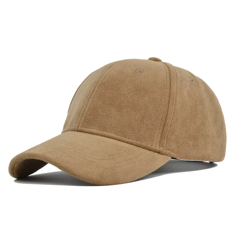 Elevate your style this season with our Fashion Suede Baseball Caps