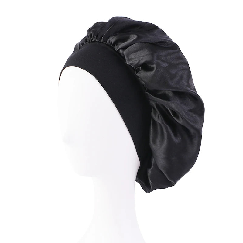 Experience the luxury of our New Women's Satin Sleeping Hat