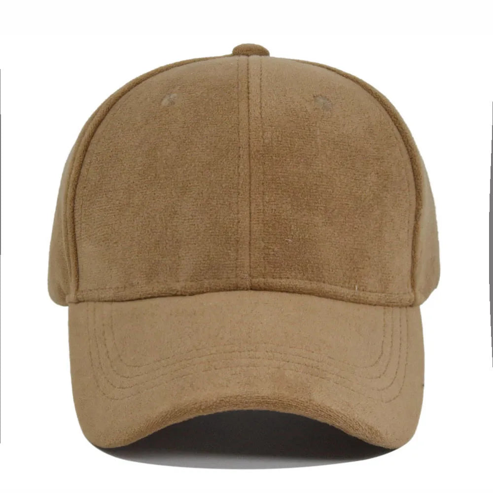 Elevate your style this season with our Fashion Suede Baseball Caps