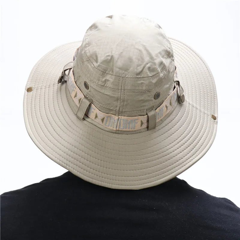 Explore the outdoors in style with our Summer Men's Bucket Hat, your ultimate companion for sun protection